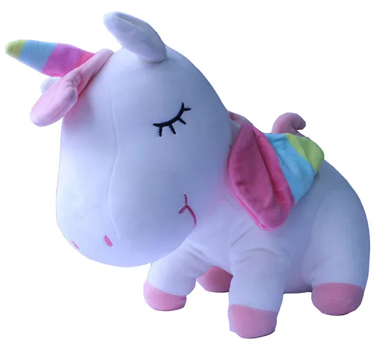 Wholesale Custom Colored Unicorn Cartoon Animal Promotion Gift Custom Plush Toy Stuffed Animal Toys
