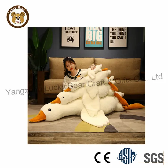 Wholesale Tiktok Hot Products Goose Soft Animal Children Plush Stuffed Toy