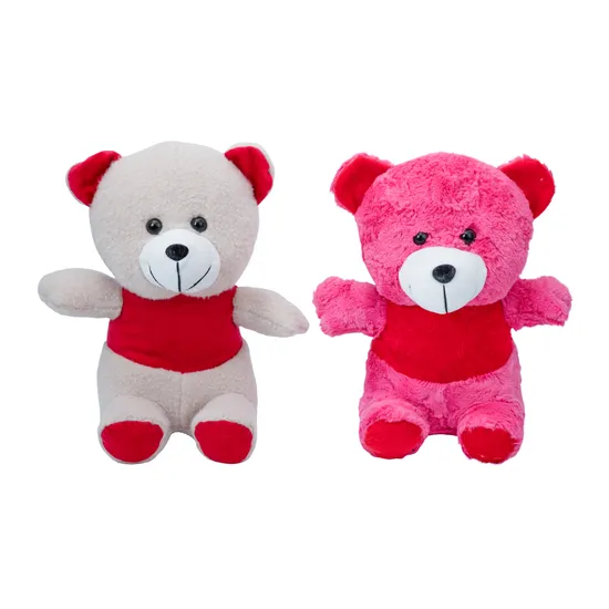 Valentines Day Teddy Bear Plush Grey Toy Stuffed Gifts