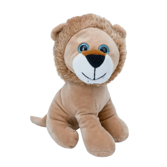 Cute Soft Stuffed Lion Lifelike Plush Lion Toy for Kids Plush Wild Animal