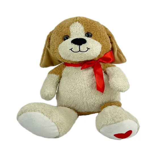Puppy Plush Toys Cute Dog Doll Cloth Doll Valentine′s Day Gift