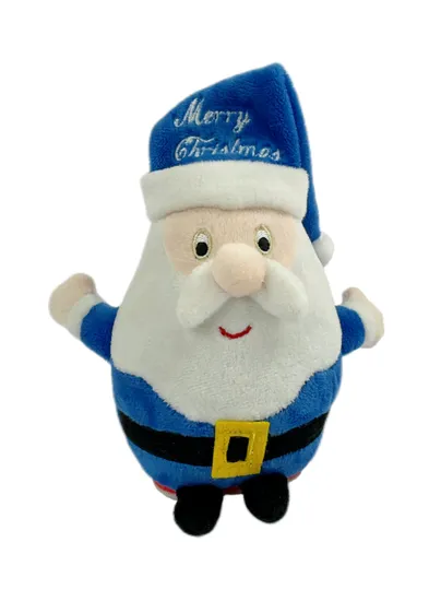 Blue Red Green Christmas Dwarf with Hat Santa Claus Plush Toy