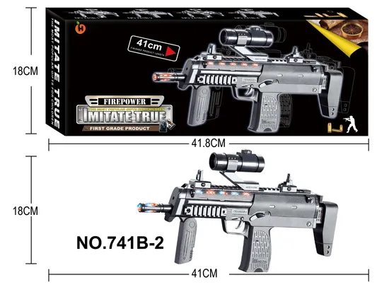 Operated Plastic Gun Toy with Light & Sound Kids of Plastic Kids Toy Gun