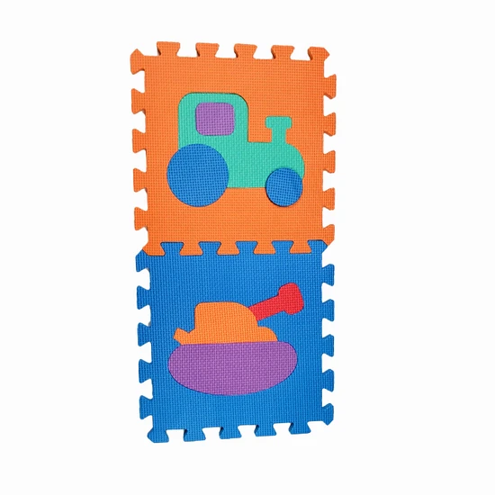 Durable Non-Toxic Antiskid for Babies Round Crawling EVA Foam Mat Tiles