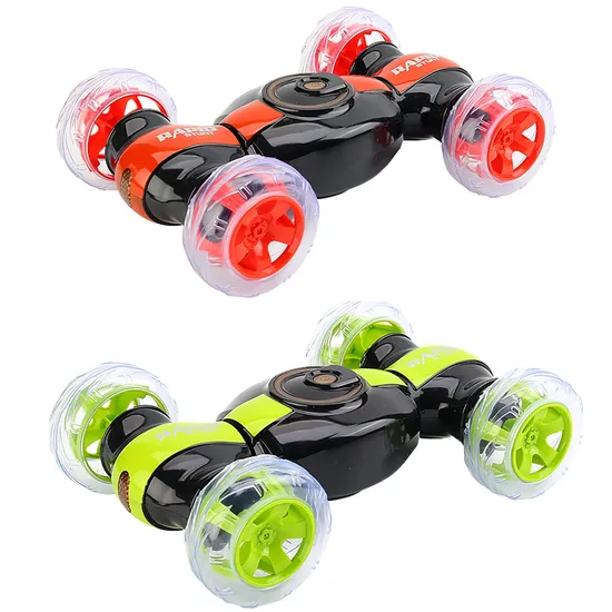 Popular Stunt Car RC Car Double Side 360 Degree Rotation Stunt Vehicle Spinning Remote Control Car Double Sided Remote Control Stunt Car Toy with Light Music