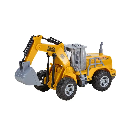Digger Model with Lights Remote Control Excavator RC Vehicles Tractor Car Battery Operated Kids Toys