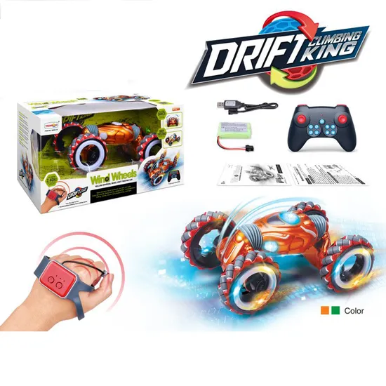 2.4G Twisted Doublesided Stunt Remote Control Car Double Remote Control Fourwheel Drive Climbing Car Model Toy