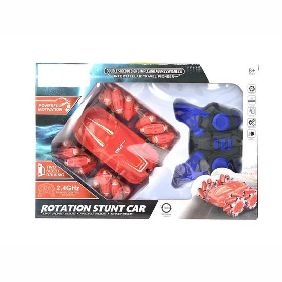 Hot Selling High Quality Boys Kids 2.4GHz RC Rotation Stunt Car Four Wheel Bright Light Children Toys