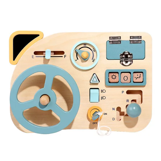 Montessori Toy Pretend Play Kids Driving Toys Wooden Toys