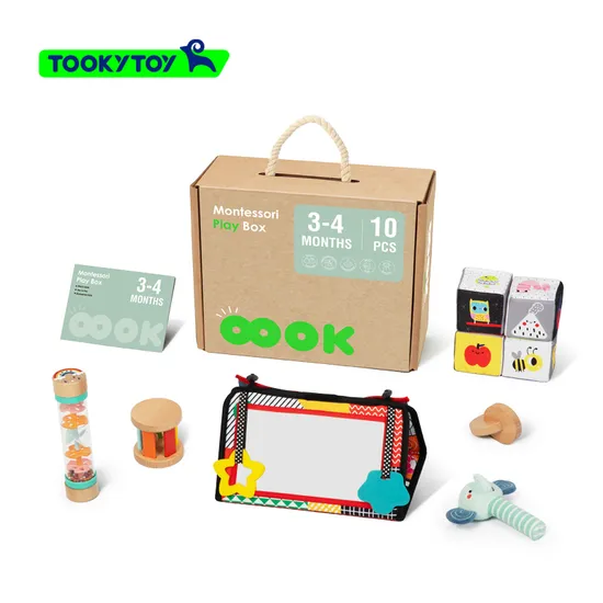 Hourglass Montessori Early 6 in 1 Education Toys 3-4m Educational Box