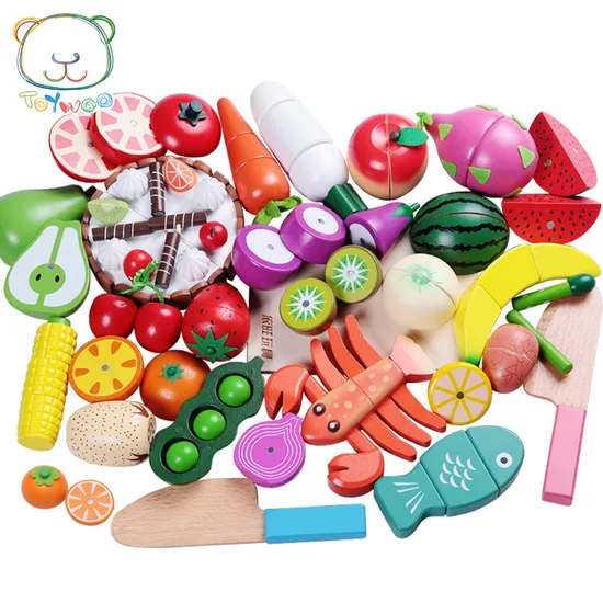 Wooden Toys Fruit and Vegetables Cut and Play