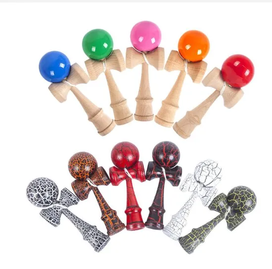 New Hot Seller Cheap Wooden Rubber Paint Kendama Wholesale