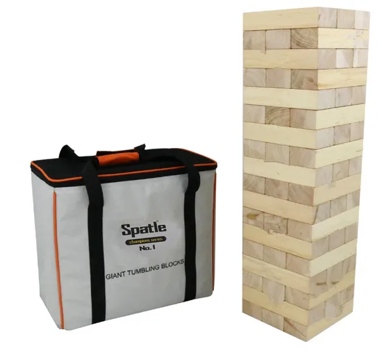 Wholesale Custom Logo   Giant Tumbling Blocks  Set Wooden Material