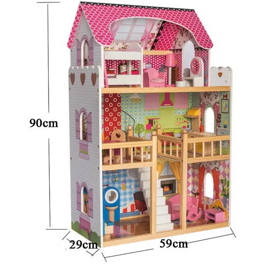 Kids Wooden Doll House Furniture