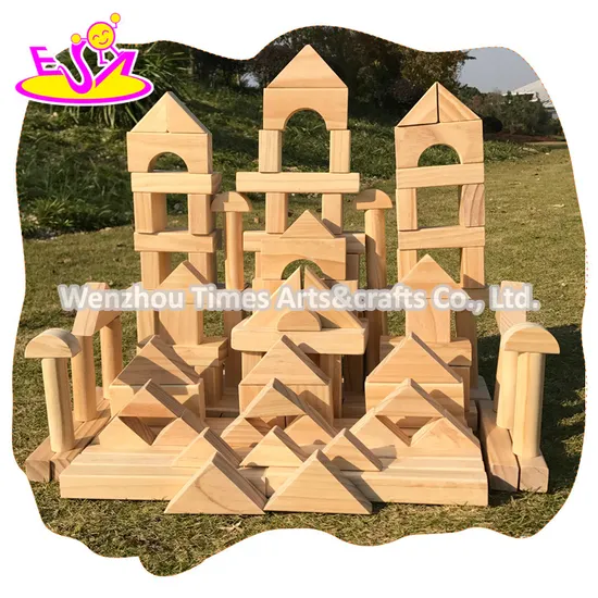 High Quality Non-Toxic Giant Wooden Outdoor Blocks for Toddlers W01d100