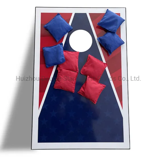 Factory Sales Bean Bag Toss Cornhole Game Set with Color Paper