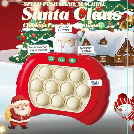 Quick Push Game Console Christmas Pop It Children Gift