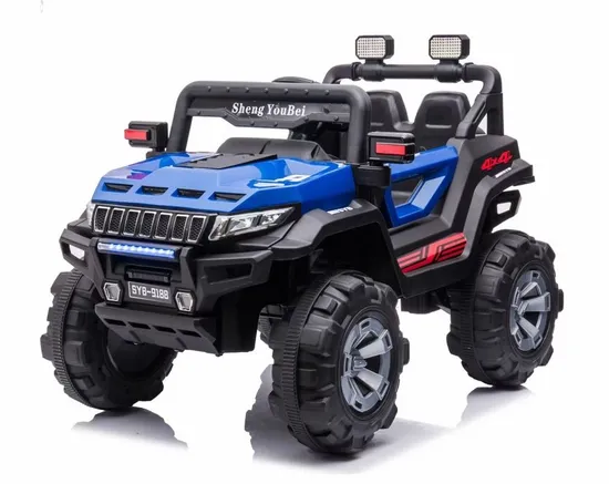Big Size Kids Electric Car with Double Seat Children Electric Ride on Toy Car with Battery Power
