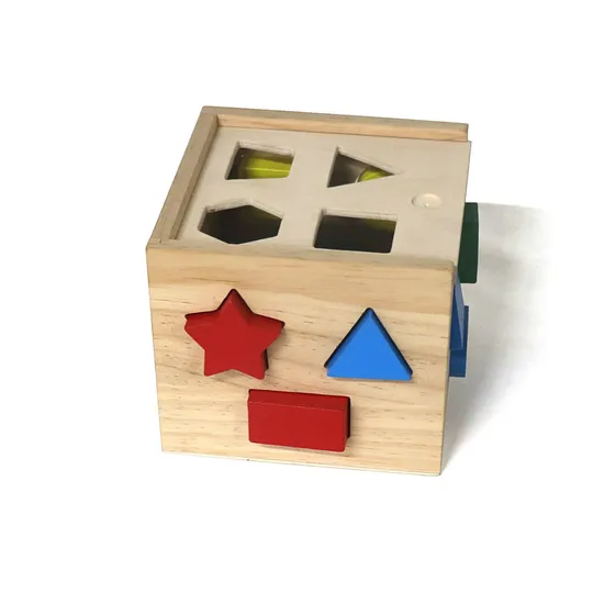Montessori Wood Materials Rainbow Drum Baby Toys Educational Wood Toy