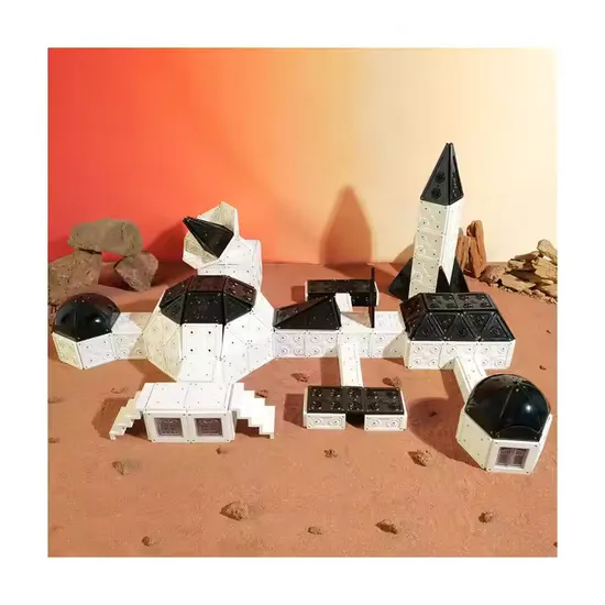 669-Piece Mecha Magnetic Tiles for Engaging Kids′ Learning Toys