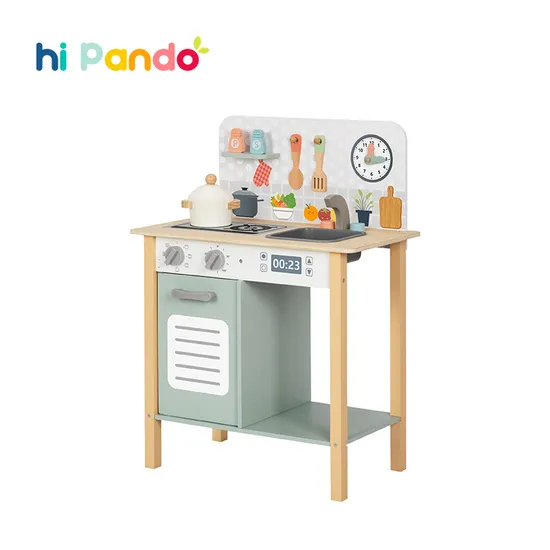 Wooden Cooking and Boiling Toy Set for Pretend Play Activities