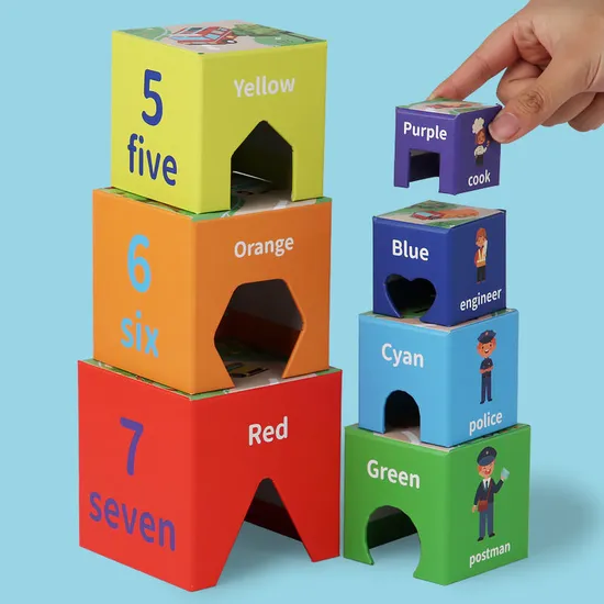 Wooden Big Game Cube Montessori Children′ S Educational Toys
