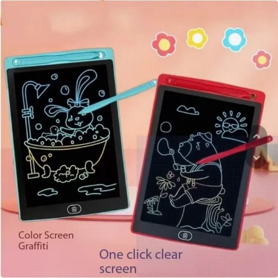 Children′s Wrting Tablet LCD Handwriting Board Electronic Color Graffiti Home Erasable One-Key Erasable Drawing Writing Board