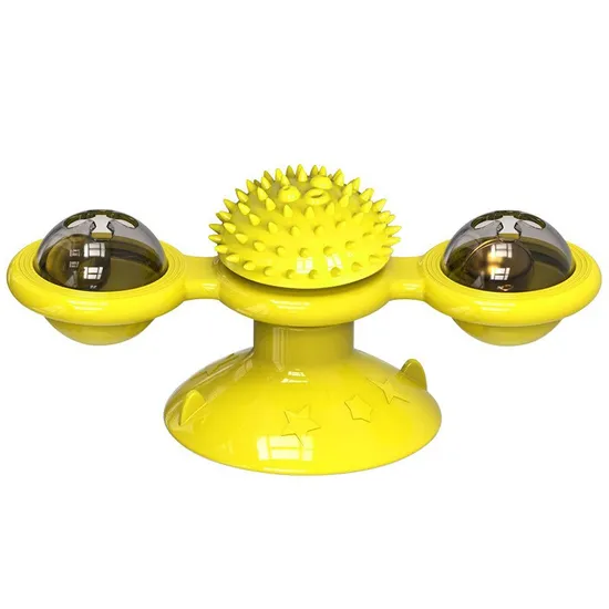 Pet Cat Windmill Toys Turntable Toys Gnaw Dog Toy Cat Funny Product with Pet Accessories Sanitation Health Pet Toy