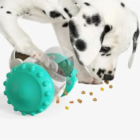Dog Treat Leaking Toy Pet Puzzle Interactive Tumbler Toy Puppy Cat Slow Food Feeder Dispenser Dog Training Supplies