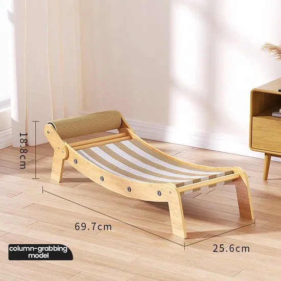 Sisal Ball Cat Scratching Board Wear-Resistant and Non-Dandruff Sisal Scratching Post Scratch-Resistant Teasing Stick Cat Toy Balls