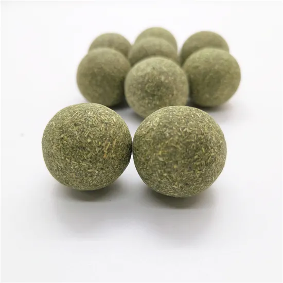 Manufacturer supply 100% natural catnip cat toys ball silvervine catnip balls