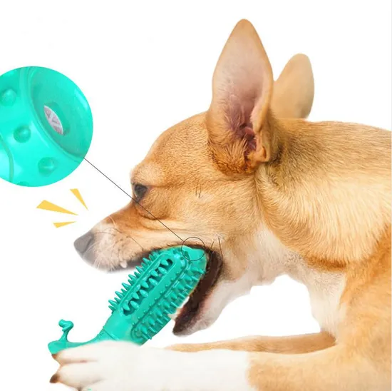 Strong Squeak Indestructible Chew Puzzle Dog Pet Toys