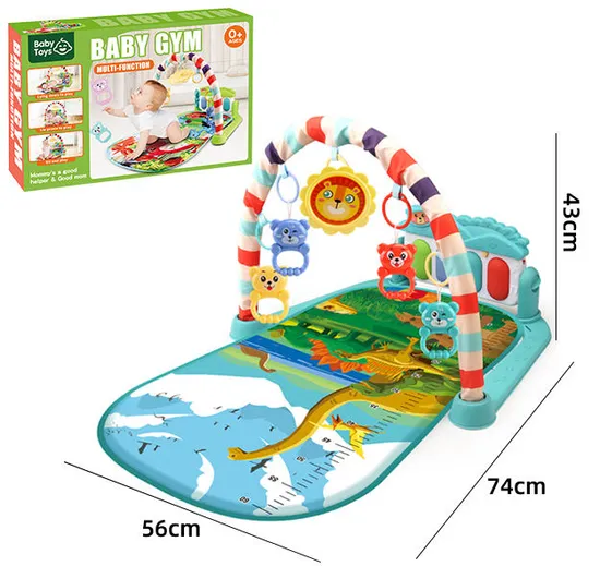 Wholesale Baby Gym Training Foldable Musical Play Mat Kids Handmade Activity Mat with Piano
