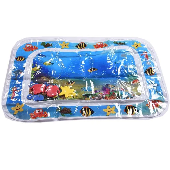 Infants Toddlers Fun Time Play Activity Center Water Mat Inflatable Baby Mat