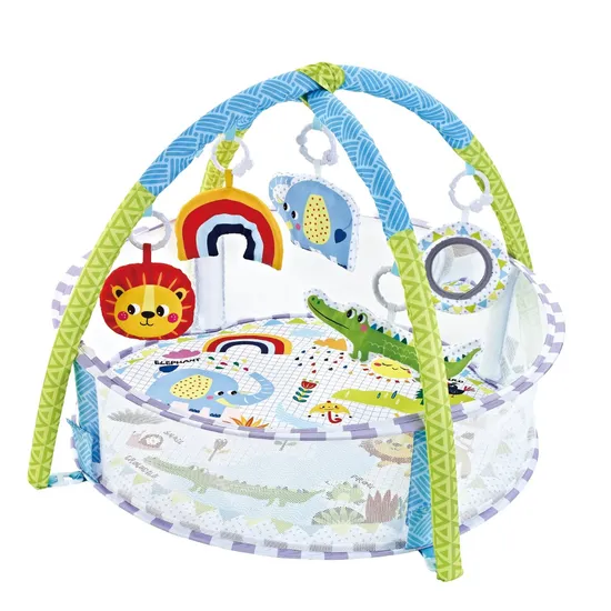 Square or Round Fitness Sleep Game Blanket Infant Activity Gym Soft Foam Baby Play Mat Toy for Child with 18balls