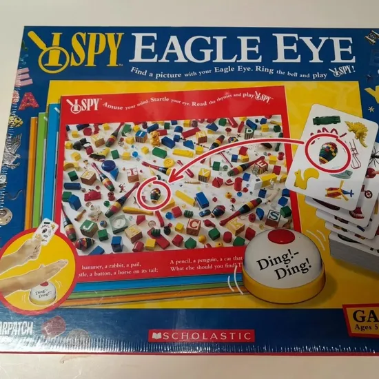 Eagle Eye Fast Searching and Finding Game Toys for Kids Children Games Educational Finger up Board Game with Game Card Jingle Bells Party Board Game