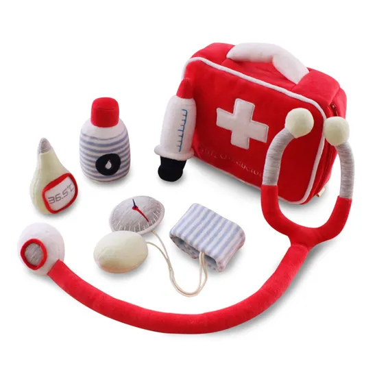 First Aid Kit Baby Comforter Funny Soft Plush Educational Toy