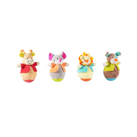 Baby Tumbler Animal Shaped Soft Toy Gift