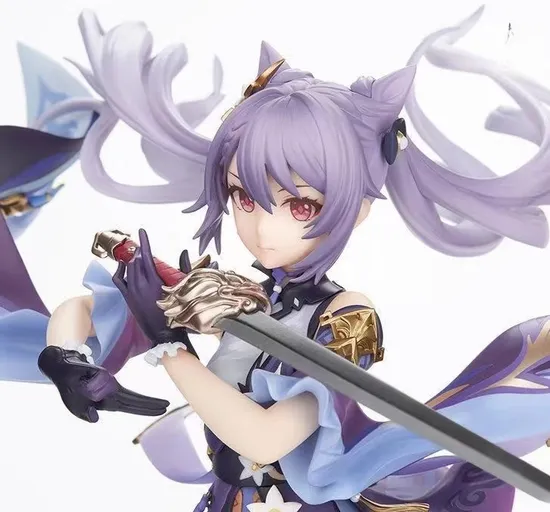 Best Popular Wholesale Keqing Genshin Impact Action Figure Game Statue Anime Figure