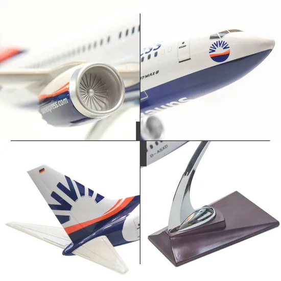 Plane Model Sunexpress Boeing B737-800 1/100 40cm ABS Resin Aircraft Airlines Product