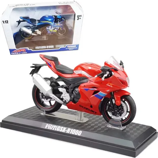 Diecast 1: 12 Scale Gsxr1000 Motorcycle Model with Sound Effects Car Model