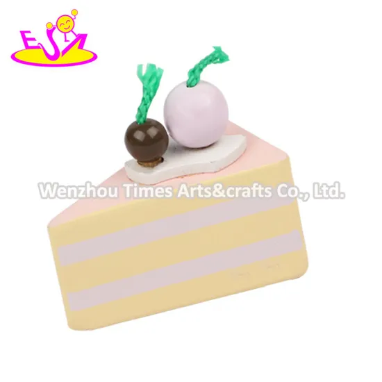 2020 New Released Pink Wooden Pretend Food Set for Children W10b334