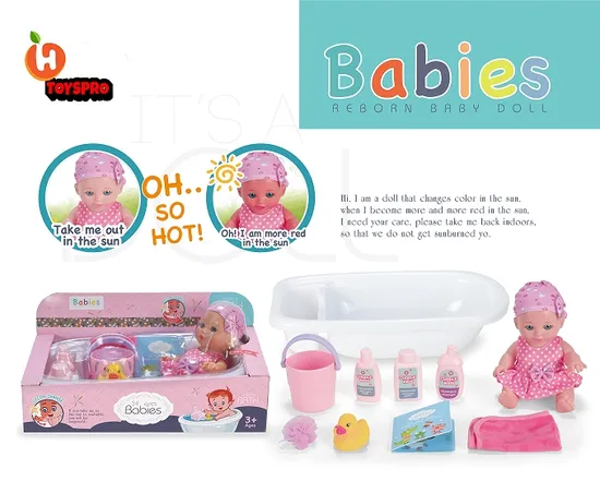 New Style Baby Doll with Bath Set for Kids of Toy Dolls