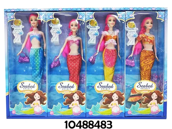 14" Girl Toy Doll Mermaid Doll Brinquedo Wholesale Toys with 11 Joints