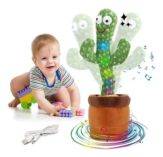 Electric Plush Toy Stuffed Toy Dancing Cactus