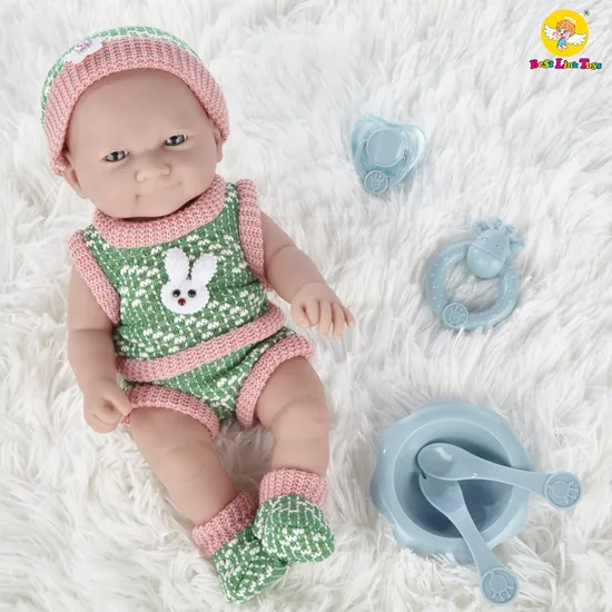 High Quality New Born Baby Doll Toys 12 Inch Cute Reborn Baby Dolls Toy Baby Doll