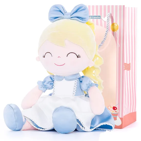 OEM ODM Soft Baby Dolls Stuffed Plush Toy Rag Girl Doll Mu100386 with CE En71 Gcc