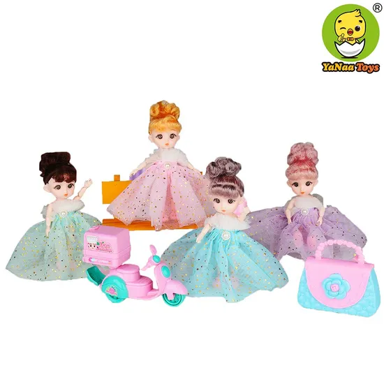 Kids Hot Selling High Quality 6-Inch Doll Set Toys