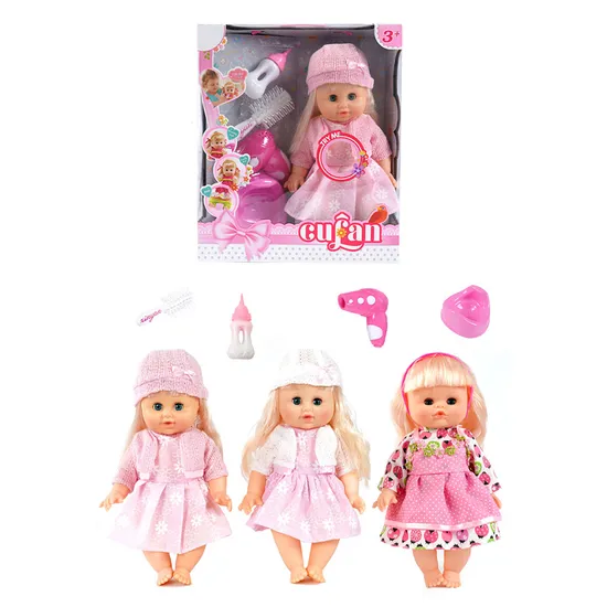 New Arrival Children Toy Silicone Baby Doll with Sound