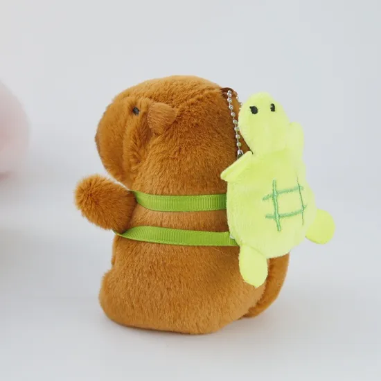New Design Wholesale Kapibala Capybara Pendant Keychain Plush Doll